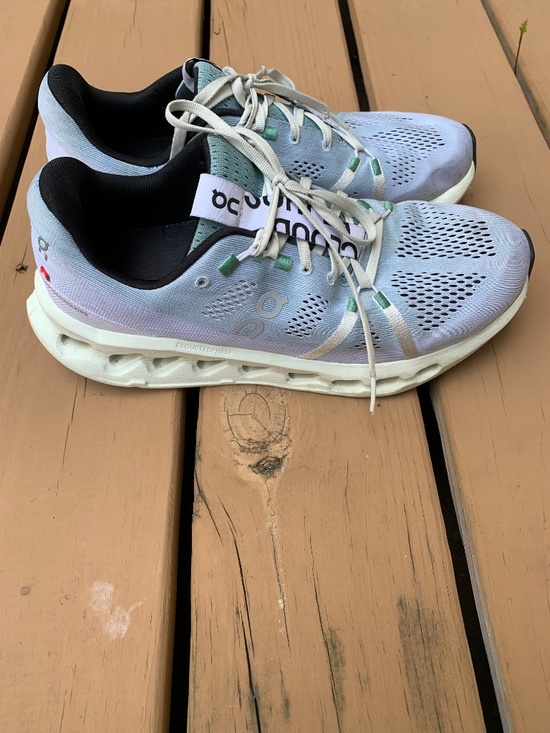 On Cloudsurfer Shoes Men’s 9.5 Mineral Aloe Road Race Running Trainer Support main image 6